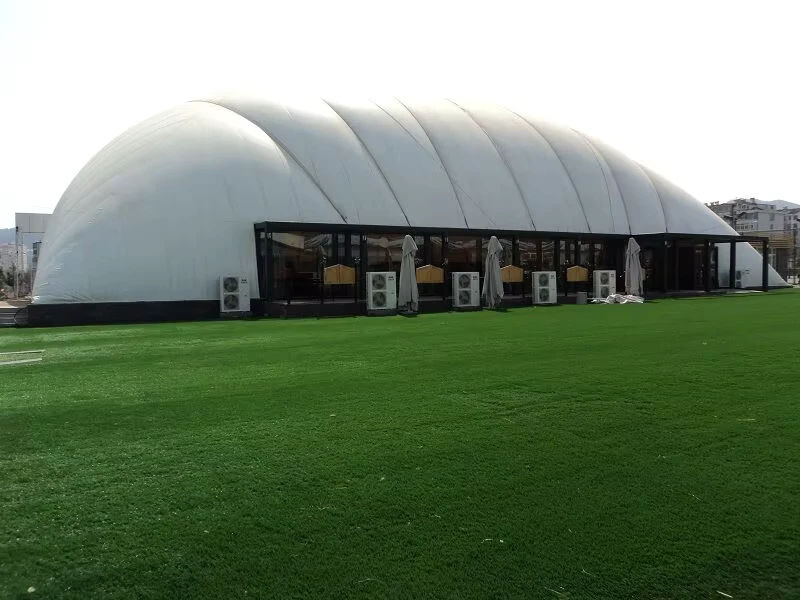 Eco Fireproof Inflatable Air Dome Hall Wide Span Membrane Structure for Indoor Sports Stadium