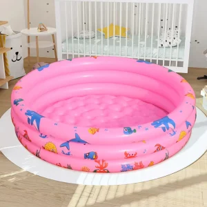 Eco-Friendly Lightweight Foldable Outdoor PVC Round Inflatable Swimming Pool 2mm/3mm Thickness with Repair Kits