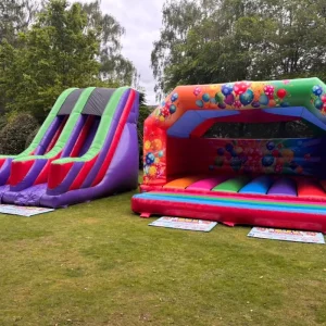 Eco Friendly Non Toxic PVC 0.55mm Thick Inflatable Bouncy Castle 3x3m 5x5m 800kg Capacity 12 Year Warranty for Shopping Mall
