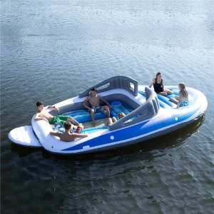Perahu Yacht Inflatable PVC Ramah Lingkungan untuk 6 Orang, Model QQ dari Cina