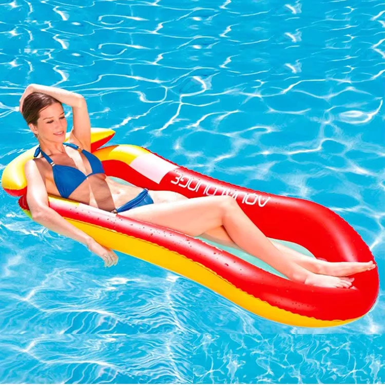 Rede Inflável Portátil Ecológica para Piscina - Flutuador para Adultos