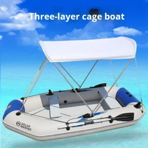Eco-friendly Inflatable PVC Boat Kayak Single/Double/Three Person Dinghy Fishing Boat