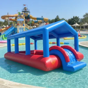 Eco friendly Material Inflatable Swimming Pool with Top Cover Mobile Swimming Facility Inflatable Swimming Pool