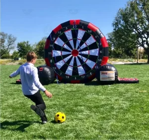 Jogo de Arremesso de Bola Inflável Ejia Comercial para Carnaval 4 em 1