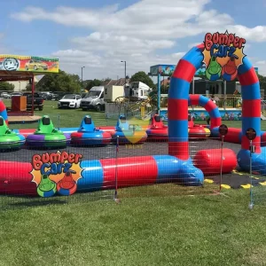 Electric Inflatable Bumper Cars Ride On Amusement Park Ride for Indoor Shopping Mall & Daycare Use
