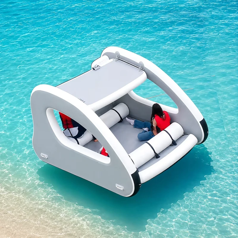 Electric Inflatable Yacht Boat Floating Leisure Family Boat for Water