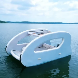 Yacht Tiup Listrik dengan Kursi Nyaman Stabil untuk Berlayar Jarak Jauh & Mengapung Perjalanan Air Mewah