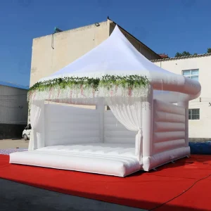 Elegant Luxury Inflatable Bouncer Create Romantic Vibe Commercial Equipment for Wedding & Party