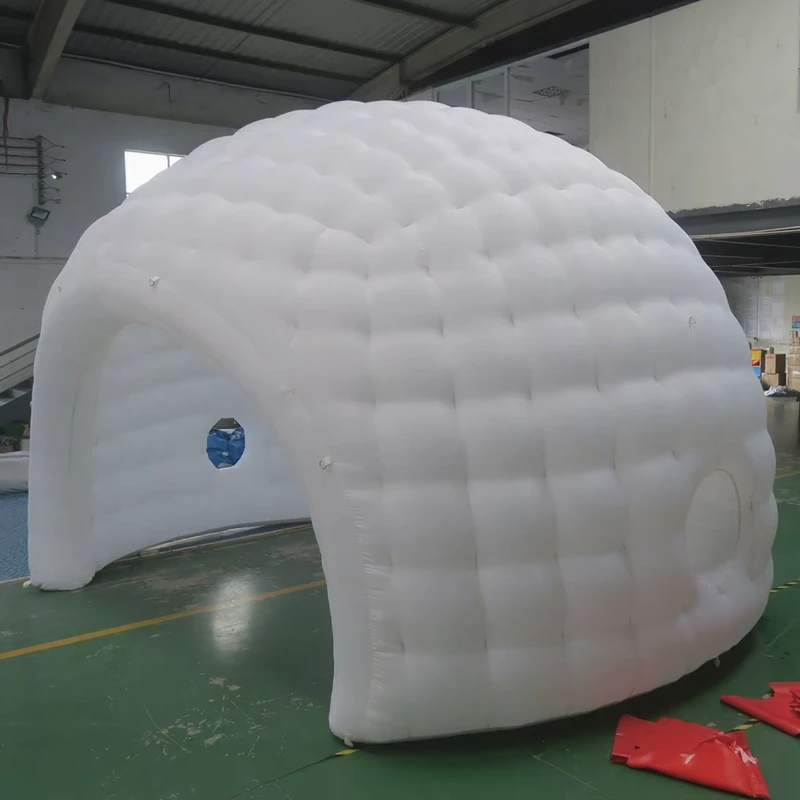 Elegant White Inflatable Dome Tent for Wedding Party With Free Door Shipping Create Magical Moments Outdoors
