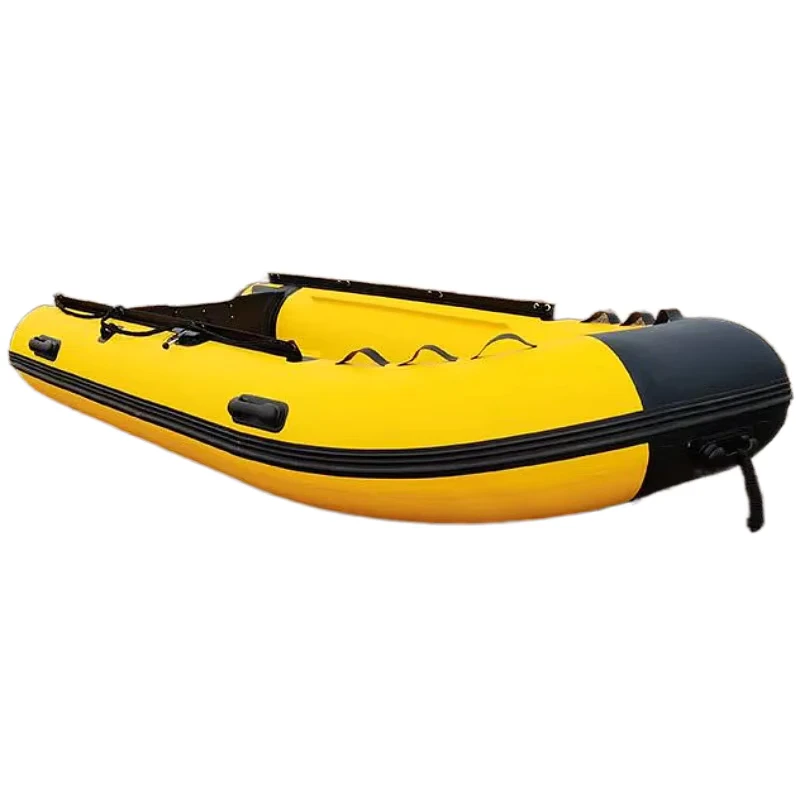 Kayak Inflable de PVC de Emergencia con Fondo de Carga Bote de Goma Salvavidas Canoa Control de Inundaciones Kayak
