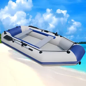Engine Inflatable Dinghy Fishing Rowing Motor Boat PVC Drifting for Lake River Outdoor Use