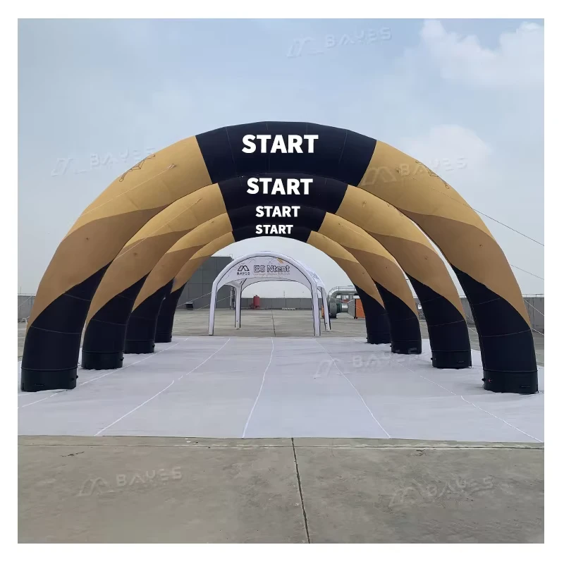 Arco de entrada de banner para eventos, fondo publicitario, arco inflable hermético para exteriores
