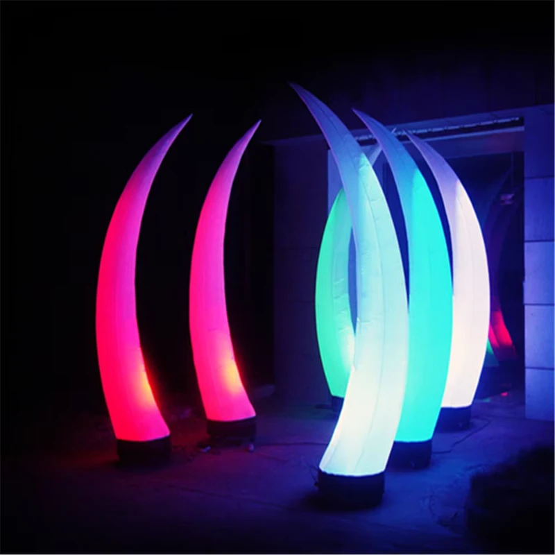 Iluminação LED para Eventos Cone Inflável Modelo Coluna Inflável Torre de Luz Inflável para Decoração de Eventos