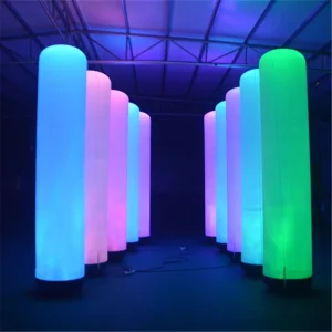 Cột bơm hơi LED trang trí cho sự kiện tiệc tùng, cột bơm hơi, tháp ánh sáng bơm hơi