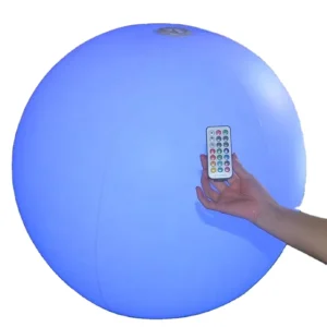 Event & Party Supply 7 Colors Changing Illuminated Inflatable LED PVC Ball