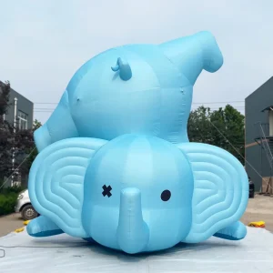 Events Decoration Inflatable Cartoon Elephant Model Custom 5m Advertising Inflatable Cartoon Character