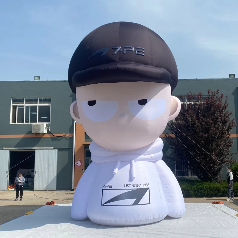 Events Promotion Giant Inflatable Cool Boy Model Custom Advertising Inflatable Man Figure Cartoon Character