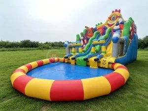 Everest Inflatable Slide Small Inflatable Water Slide Outdoor Inflatable Pool Slide