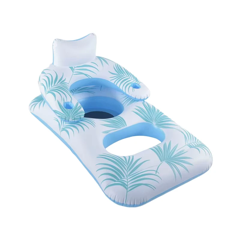 Extra Große PVC Aufblasbare Sonnenliege Poolliege für Sonnenbaden Aufblasbares Spielzeug für Poolzubehör