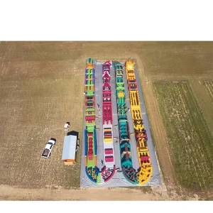Extreme Rush the Beast Inflatable Obstacle 5K Giant Inflatable Obstacle Course for Adults