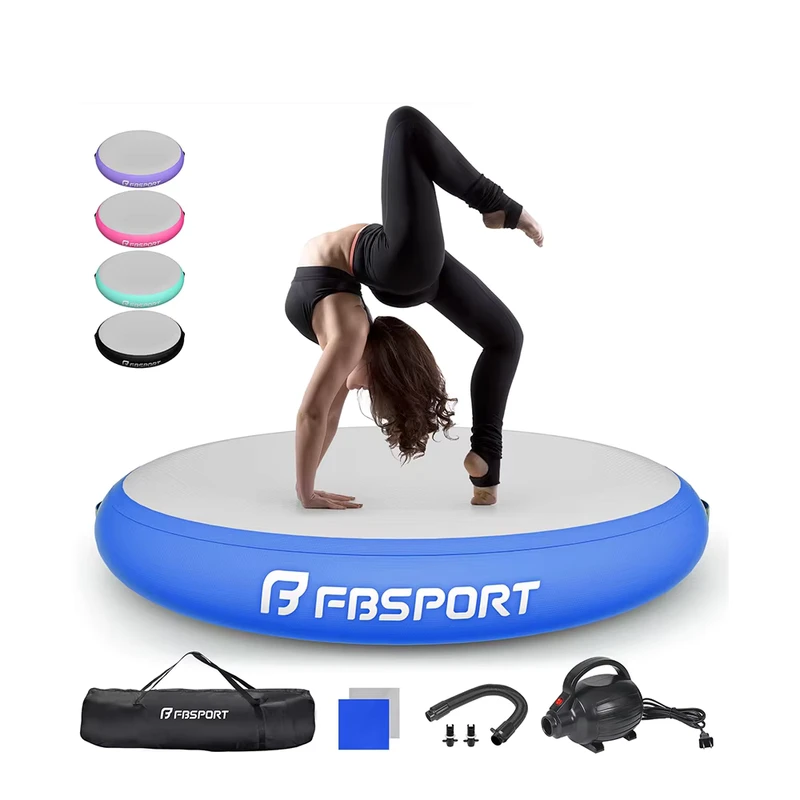 Thảm Tập Gymnastics Inflatable Hình Tròn FBsport Đường Tập Huấn Luyện Tại Nhà Cheerleading Yoga Nước
