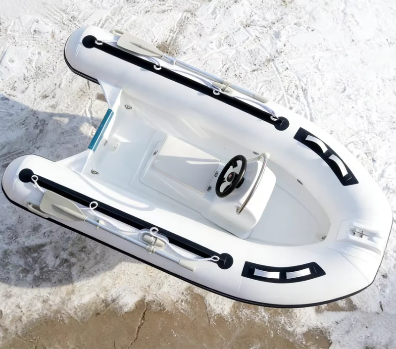 Корпус RIB из стекловолокна FRP 300, надувные трубы Hypalon PVC, спортивная жесткая рыболовная лодка