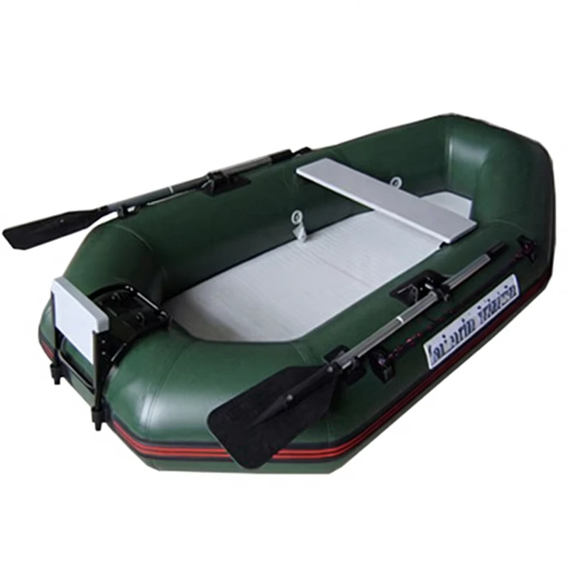 Barco Inflável FUNSEA FS280 PVC para 2 Pessoas com Motor Fora de Bordo, Dobrável, para Surf e Transporte em Alto Mar
