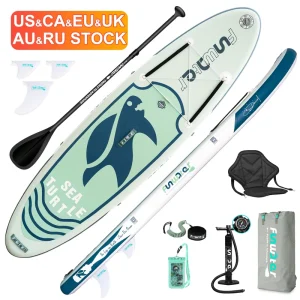 FUNWATER Dropshipping OEM 10’6 Green sup Paddle Board Sub Inflatable sup Board Watersport Paddle Subboard Paddlesurf