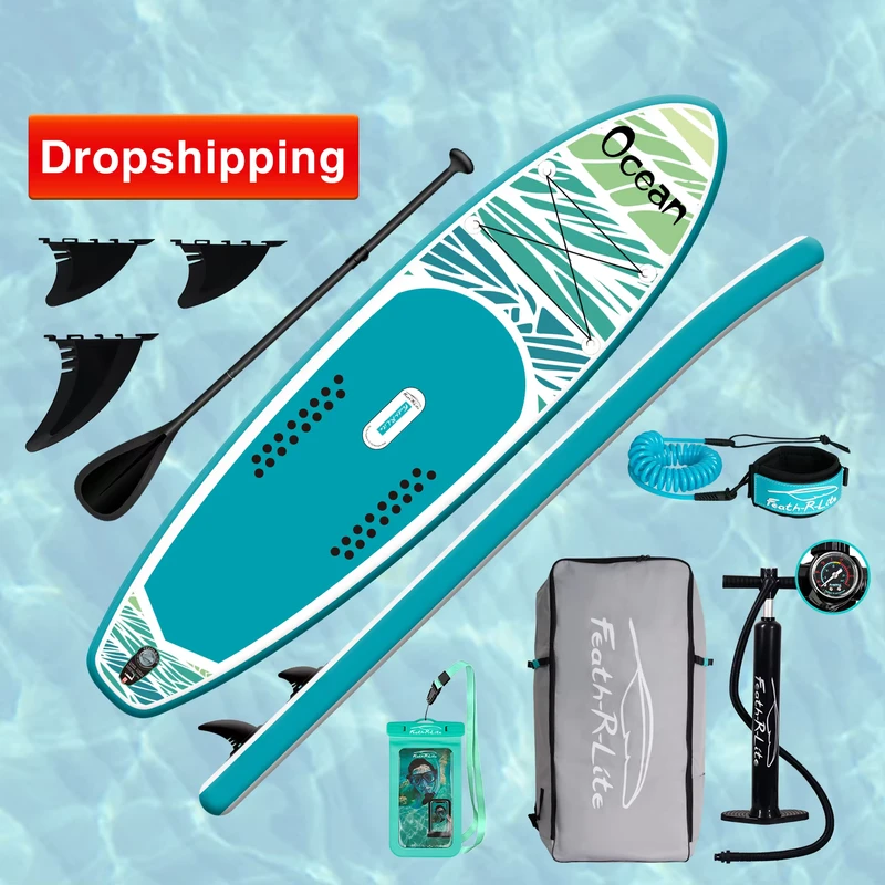 FUNWATER Dropshipping OEM 10'6" ISUP Paddle Boards Aufblasbare Surfboards Stand Up Paddleboard SUP Board Surfbrett