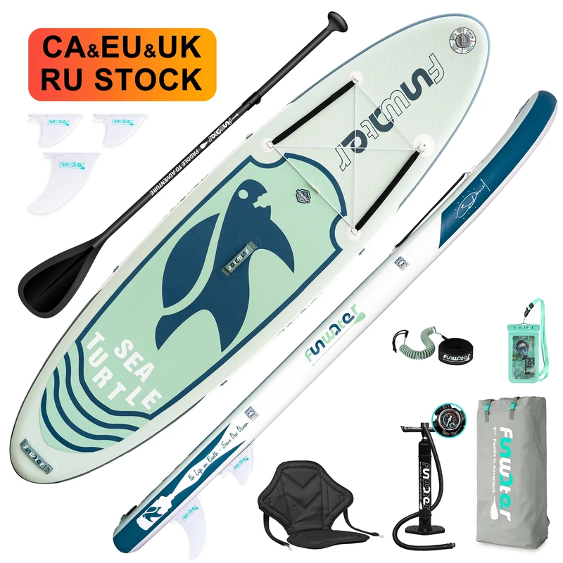 FUNWATER Dropshipping OEM Prancha de Paddle Inflável sup Paddles supboard Koi Inflável sup Paddleboard Gonflable