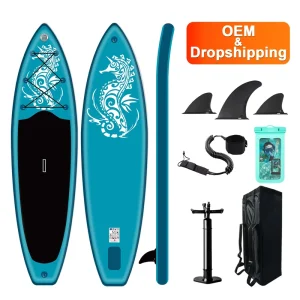 FUNWATER Dropshipping OEM Surfboard Inflatable SUP Stand Up Paddle Board Touring Paddl Board Water Sport SUP Sub Board