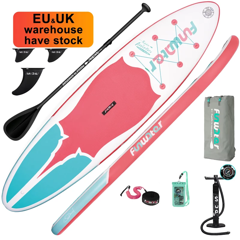 FUNWATER Dropshipping OEM Water Sports Drop Stich SUP Paddle Board Surfboard Tabla De Surf Board Watersports SUP Board