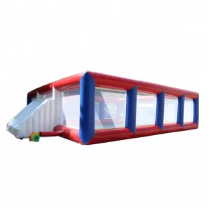 Factory 15 X 10 X 3.1m Soccer Pitch Inflatable Football Court Soap Soccer Field Inflatable Football Arena