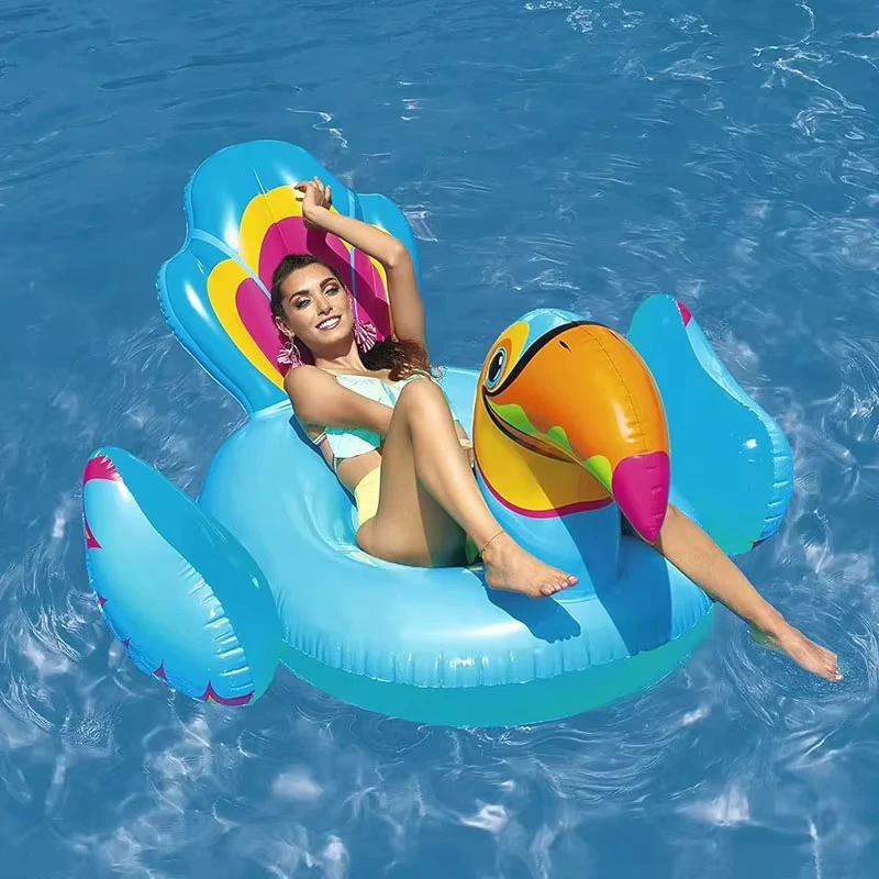 Fabrieks Dier Zwembad Float Opblaasbare Drijvende Strand Lounger Zomer Strand Float Watermatras Aangepast