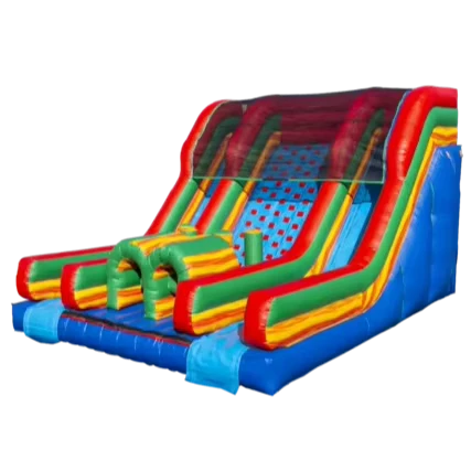 Usine de Château Gonflable pour Enfants avec Toboggan, Escalade, Jeu Compétitif, Toboggan Double, Toboggan Aquatique Gonflable