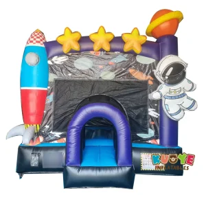 Factory Commercial High Quality PVC Space Bouncy Castle Galaxy Jumping Castle Kids Inflatable Bounce House