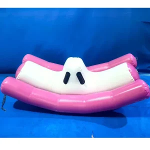 Factory Custom Airtight PVC Tarpaulin Inflatable Banana See saw for Activity