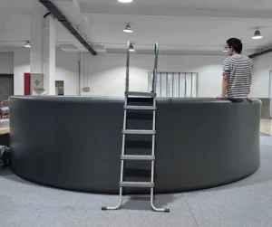 工場カスタム高品質ドロップステッチPVC素材屋外プールポータブルインフレータブルスイミングプール