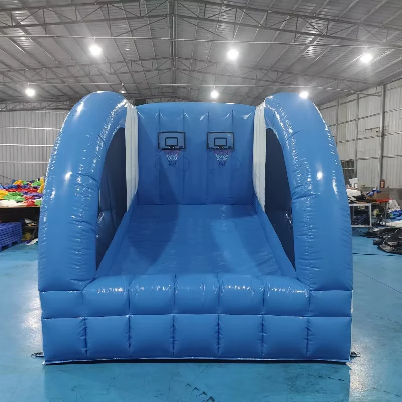 Permainan Menembak Bola Basket Inflatable Kustom dari Pabrik, Koneksi Bola Basket Inflatable