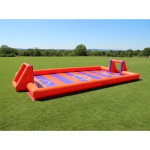 Factory Custom Inflatable Soccer Field Game Trampoline Large Commercial Air Football Arena Fence Equipment