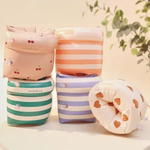 Factory Custom KC Certification Inflatable Swimming Arm Ring Circle Arm Band Sleeve Inflatable Pool Float Arm Ring for Kids
