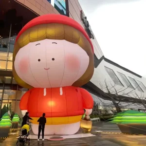 Personagem de Cartoon Astronauta Inflável Grande Feito sob Medida para Decoração de Bar