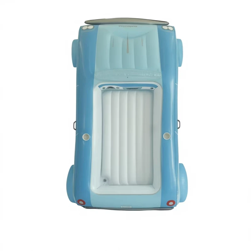 Factory Custom PVC Inflatable Car Shape Pool Float for Water Entertainment