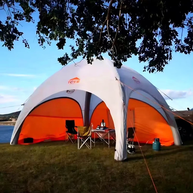 Fabriekscustom print Buitenlucht Marquee Reclame Promotionele Opblaasbare Koepel Boog Opblaasbare Partytent Lucht Tent DLGZG