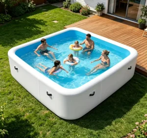 Factory Custom Size Drop Stitch Swimming Pool Inflatable Pool Perfect for Courtyard Party Water Game Beach Activity