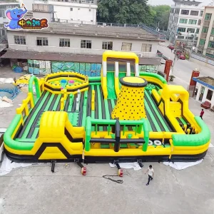 Castello gonfiabile personalizzato in PVC con parco giochi gonfiabile, parco trampolino, alta qualità, garanzia di 1 anno
