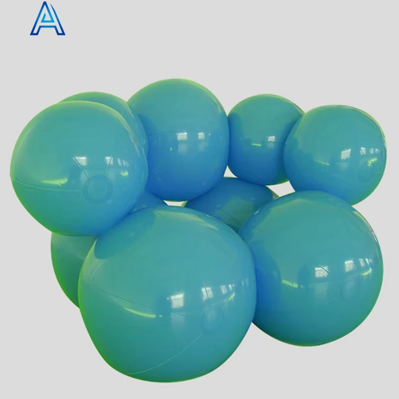 เก้าอี้โซฟาลมพอง PVC แบบกำหนดสีและรูปทรงสำหรับเฟอร์นิเจอร์ลมพองของเล่น