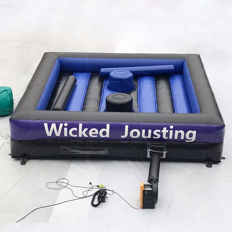 Fabrikangepasste Kinder-Ritter-Stick-Kämpfe Aufblasbarer Boxring Gladiator-Spiel