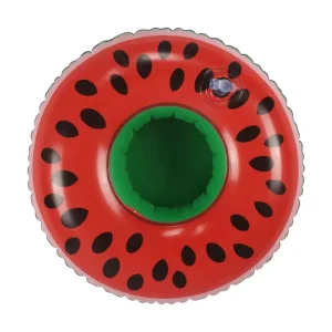 Fabrieks Aangepaste Print Water Speelgoed Zomer Zwemring Feest Drink Drijvende Opblaasbare Bekerhouder Pool Float