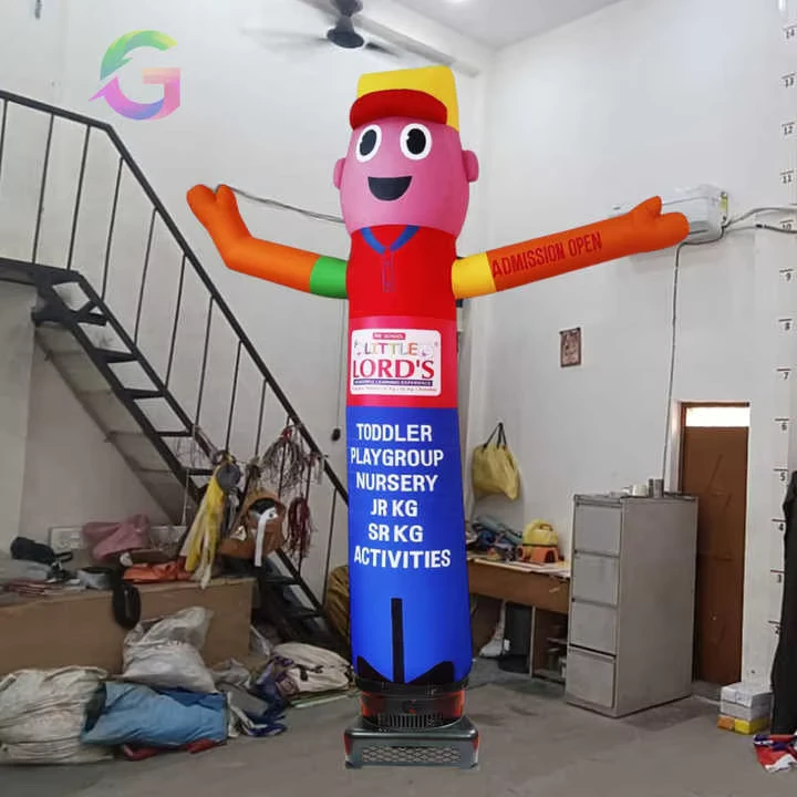 Factory Customized Inflatable Air Dancer Inflatable Air Waving Hand Puppet Cartoon With Sky Dancer Air Blower for Advertising